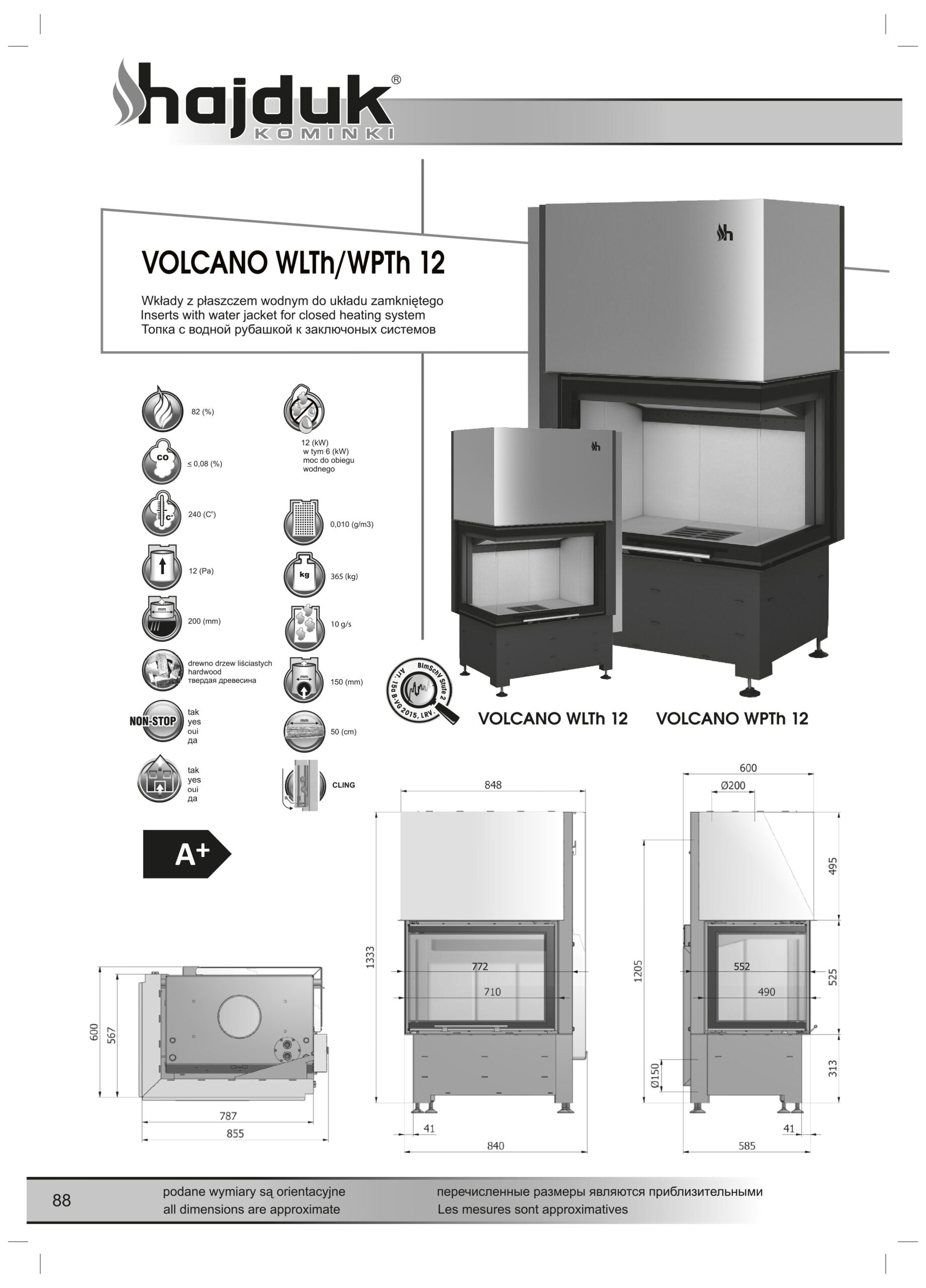 HAJDUK Focar VOLCANO WPTh 12