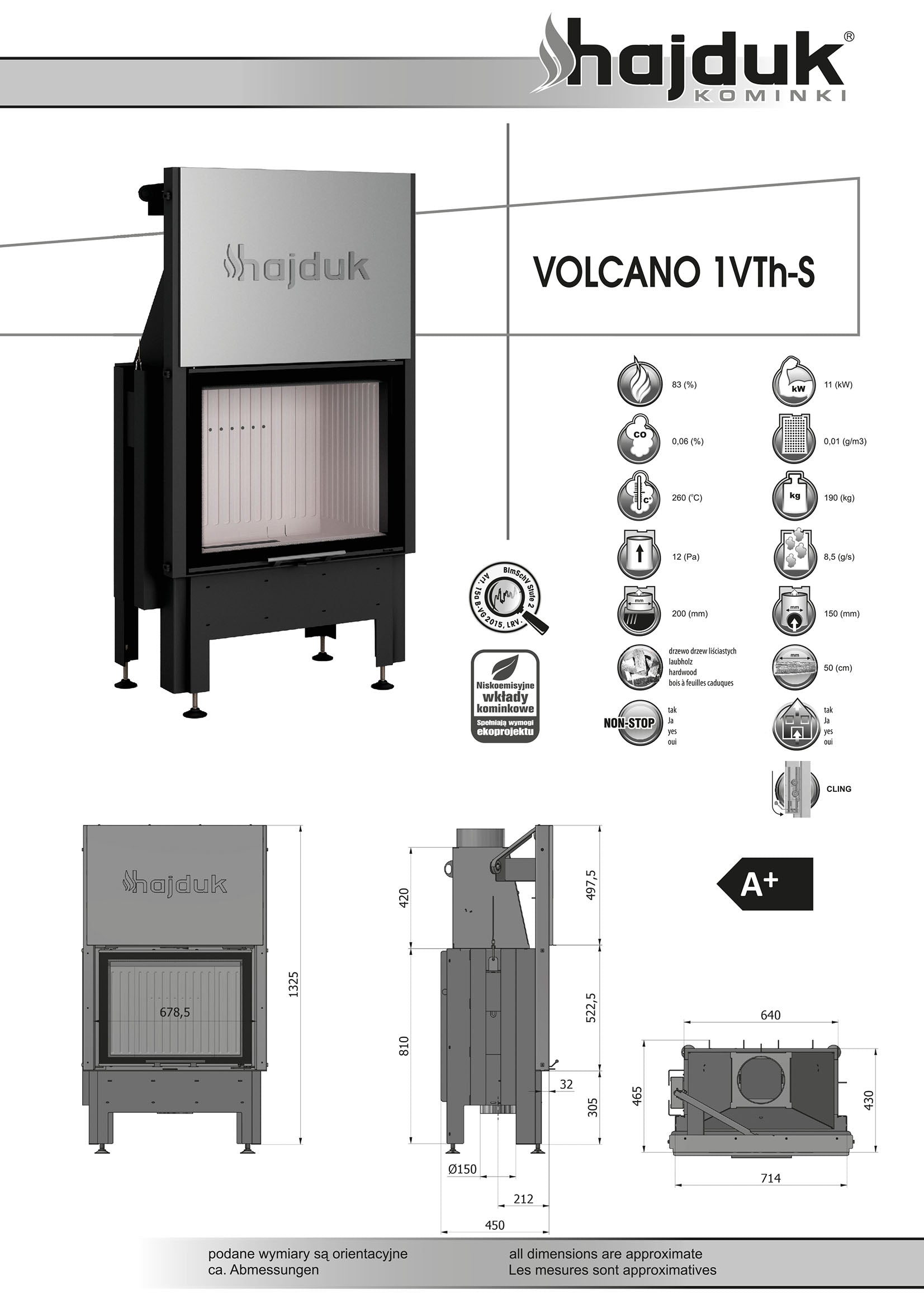 Focar Volcano 1VTh-S (slim)