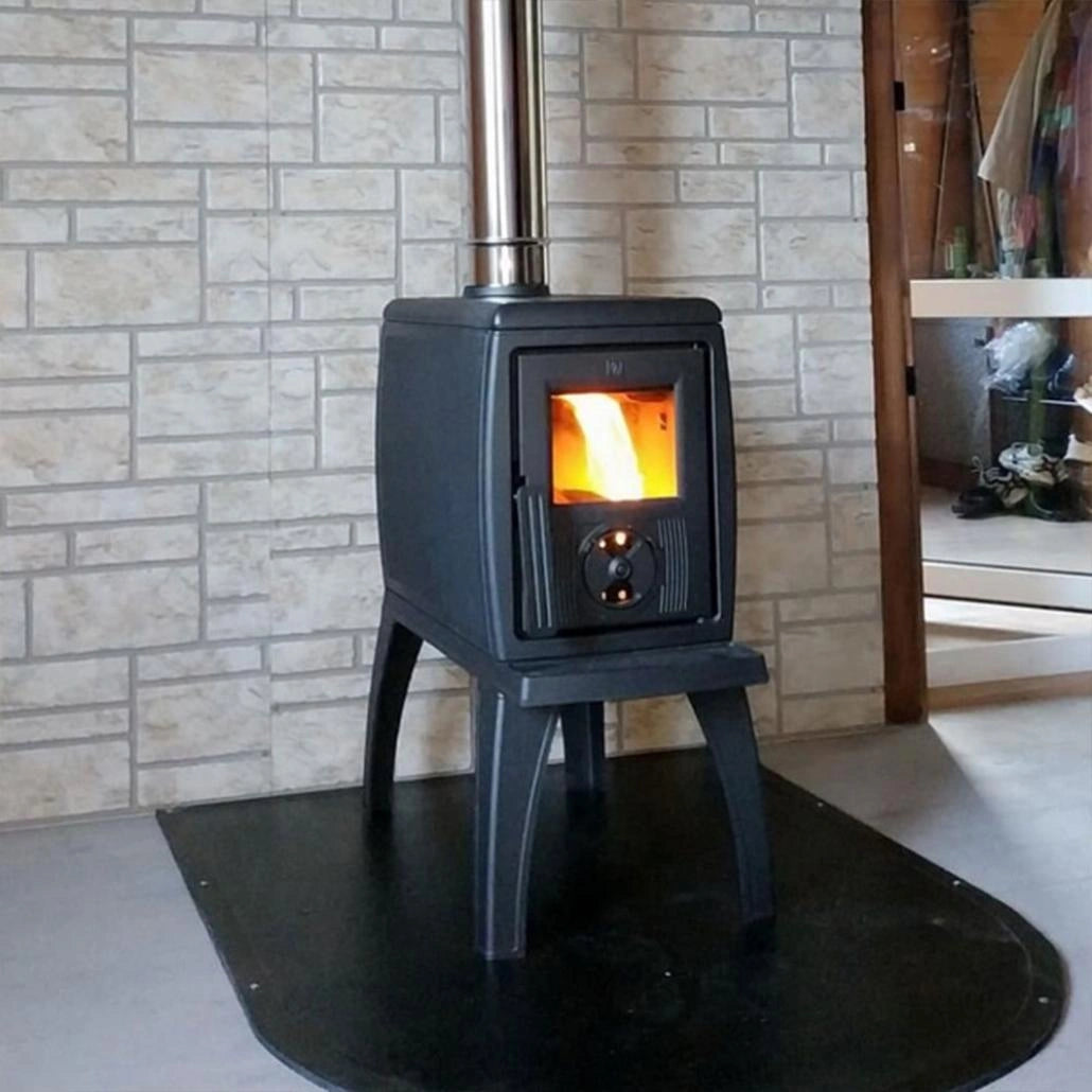 Sobă Fontă TORK 8.9-11kW 77kg | RANDAMENT 81.2% | FOC CONTINUU | A+