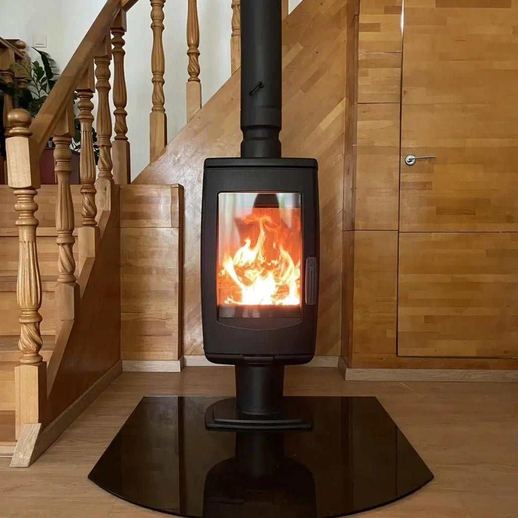 Sobă Fontă ATLAS 8-11kW 118kg | RANDAMENT 82.1% | FONTĂ + EMAIL | A+