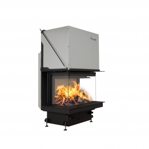 A-caminetti CRYSTAL 100 PREMIUM - Focar Șemineu 3 laturi vitrate