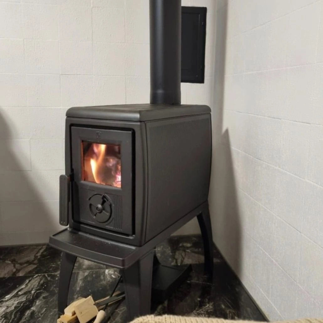 Sobă Fontă TORK 8.9-11kW 77kg | RANDAMENT 81.2% | FOC CONTINUU | A+