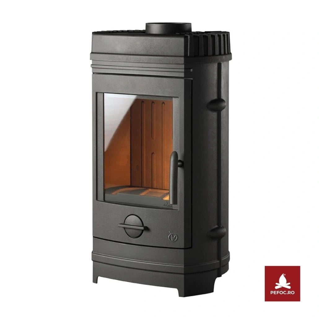 Sobă Fontă Chatel INVICTA 8-12kW 80kg | Randament 77% | Ardere 8h | A