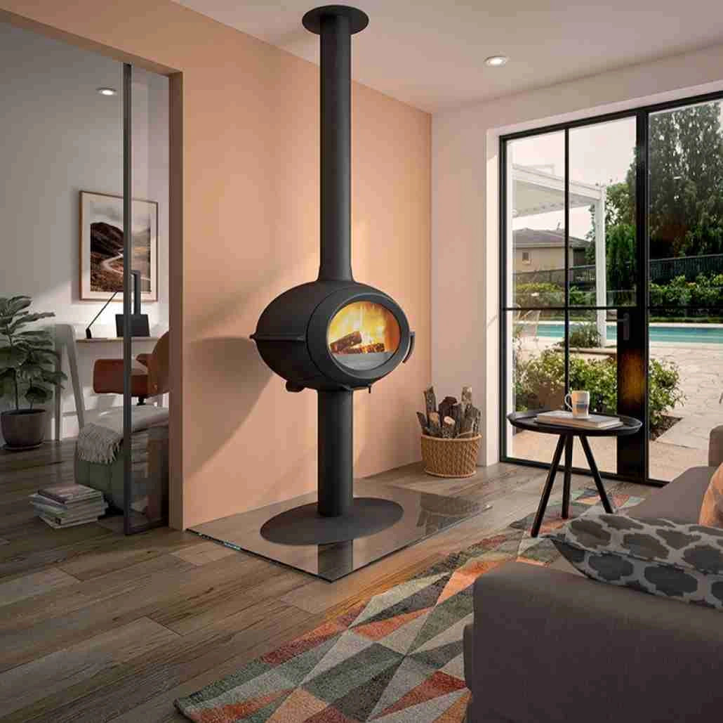 Sobă Fontă Brio 7-10.5kW 138kg | Randament 76% | Ardere Lentă 8h | A