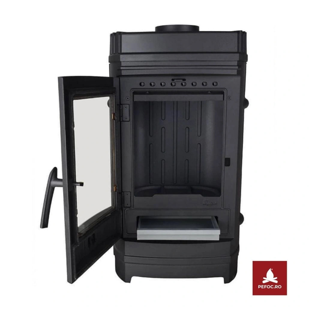 Sobă Fontă Chatel INVICTA 8-12kW 80kg | Randament 77% | Ardere 8h | A
