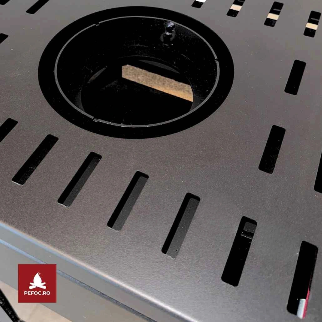 Sobă Luma 5-6kW Eva Calor | RANDAMENT 85.5% | TRIPLĂ COMBUSTIE | A+