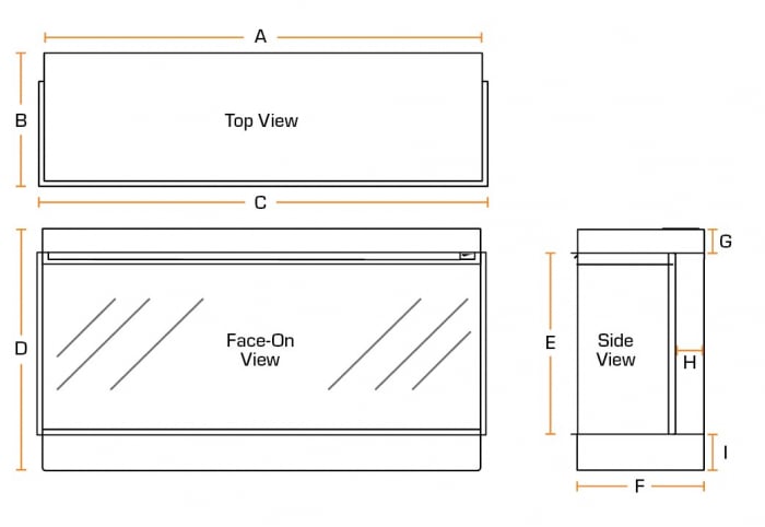 Focar șemineu electric New Forest 870