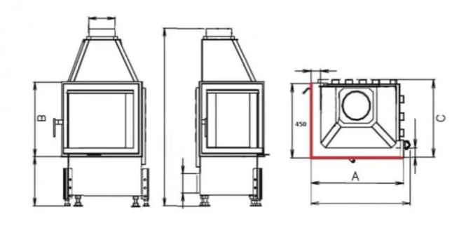 Semineu Cu Acumulare KOBOK Model Chopok R90 S450 LD 550450 11Kw