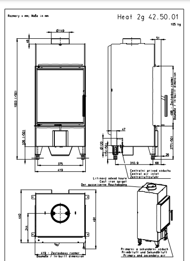 Focar lemne H2Q01 – 42.50