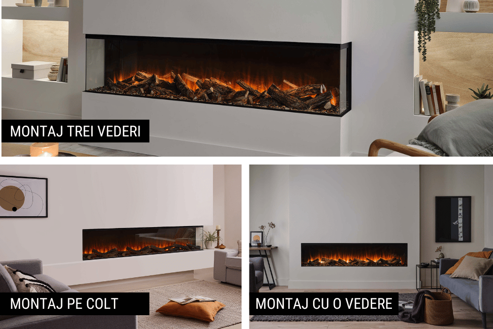 Focar șemineu electric New Forest 1900